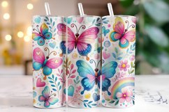 Butterflies Tumbler Wrap | Sublimation | Tumblers Product Image 1