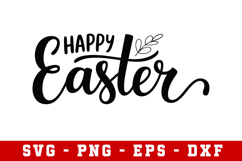 Happy Easter Svg Design | Easter Svg cut files Product Image 1