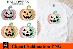 4 Halloween Pumpkin Clipart PNG | Spooky Season Png Product Image 1