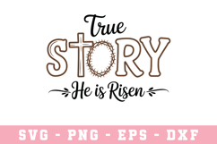 Risen Svg | SVG Cut files | Cricut Product Image 1