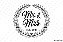 Mr.&amp; Mrs. SVG | SVG Cut files | Cricut Product Image 1