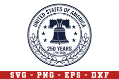USA 250th Anniversary SVG, Patriotic Svg Png Product Image 1