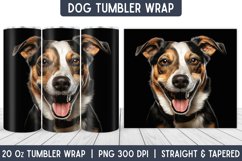 Dog Tumbler Wrap | Tumbler Designs | Sublimation Designs Product Image 1