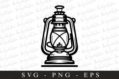 Lantern Svg | Camping Svg | Svg Cut Files Product Image 1