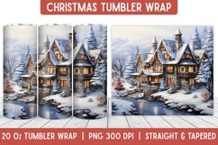 Christmas Tumbler Wrap | Christmas Sublimation | Tumbler Product Image 1