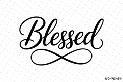 Blessed Svg Design | Svg Cut Files | Digital Download Product Image 1