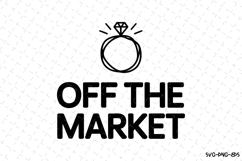 Off The Market SVG | SVG Cut files | Cricut Product Image 1