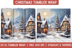 Christmas Tumbler Wrap | Christmas Sublimation | Tumbler Product Image 1