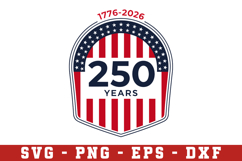 USA 250th Anniversary SVG, Patriotic Svg Png Product Image 1