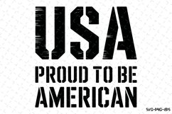 USA Proud to be American Svg | Svg Cut Files | Cricut Product Image 1