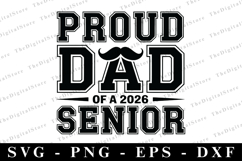 Proud Dad of a 2026 Senior svg | Graduation Svg | Svg Product Image 1