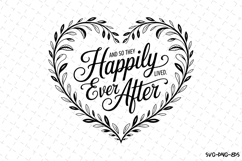 Happilyever After SVG | SVG Cut files | Cricut Product Image 1