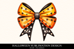Halloween Bow Clipart PNG | Spooky Season Png Product Image 1