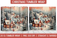Christmas Tumbler Wrap | Christmas Sublimation | Tumbler Product Image 1