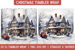 Christmas Tumbler Wrap | Christmas Sublimation | Tumbler Product Image 1