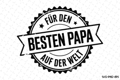 Besten Papa svg | Father&#039;s day Svg | Svg Files for Cricut Product Image 1