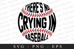 There&#039;s no crying in Baseball SVG | Sports Svg | Game day Product Image 1