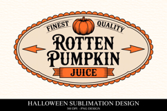 Rotten Pumpkine Clipart PNG | Spooky Season Png Product Image 1