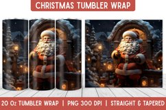 Christmas Tumbler Wrap | Christmas Sublimation | Tumbler Product Image 1
