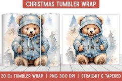 Christmas Tumbler Wrap | Christmas Sublimation | Tumbler Product Image 1
