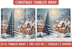 Christmas Tumbler Wrap | Christmas Sublimation | Tumbler Product Image 1