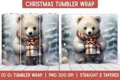 Christmas Tumbler Wrap | Christmas Sublimation | Tumbler Product Image 1