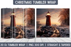 Christmas Tumbler Wrap | Christmas Sublimation | Tumbler Product Image 1