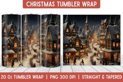 Christmas Tumbler Wrap | Christmas Sublimation | Tumbler Product Image 1