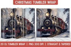 Christmas Tumbler Wrap | Christmas Sublimation | Tumbler Product Image 1