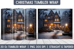 Christmas Tumbler Wrap | Christmas Sublimation | Tumbler Product Image 1