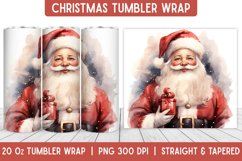 Christmas Tumbler Wrap | Christmas Sublimation | Tumbler Product Image 1