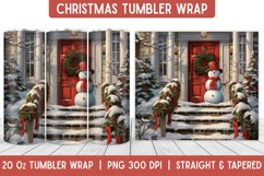 Christmas Tumbler Wrap | Christmas Sublimation | Tumbler Product Image 1
