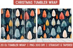 Christmas Tumbler Wrap | Christmas Sublimation | Tumbler Product Image 1