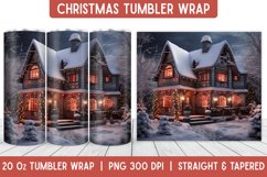 Christmas Tumbler Wrap | Christmas Sublimation | Tumbler Product Image 1