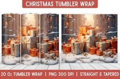 Christmas Tumbler Wrap | Christmas Sublimation | Tumbler Product Image 1