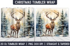 Christmas Tumbler Wrap | Tumbler | Christmas Sublimation Product Image 1