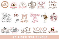 17 Risen Svg Bundle | SVG Cut files | Cricut Product Image 1