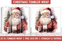 Christmas Tumbler Wrap | Christmas Sublimation | Tumbler Product Image 1