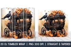 Fall Tumbler Wrap | Pumpkin | Fall | Halloween | Sublimation Product Image 1
