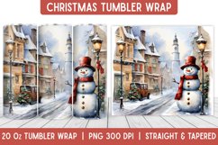 Christmas Tumbler Wrap | Christmas Sublimation | Tumbler Product Image 1