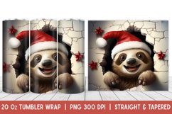 Christmas Tumbler Wrap | Christmas Sublimation | Tumbler Product Image 1