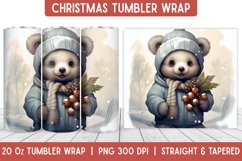 Christmas Tumbler Wrap | Christmas Sublimation | Tumbler Product Image 1