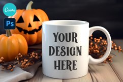 Halloween Mug Mockup| Product Mockup| PSD Smart Object | Product Image 1