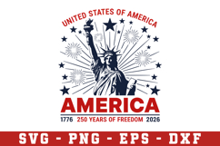 USA 250th Anniversary SVG, Patriotic Svg Png Product Image 1
