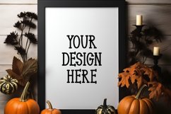 Halloween Frame Mockup | Mockup| PSD smart object Product Image 1