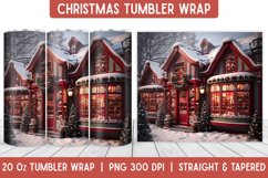 Christmas Tumbler Wrap | Christmas Sublimation | Tumbler Product Image 1