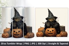 Halloween Tumbler Wrap | Halloween Witch | Tumbler | Ghost Product Image 1