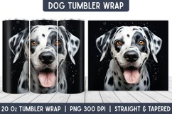 Dog Tumbler Wrap | Tumbler Designs | Sublimation Designs Product Image 1