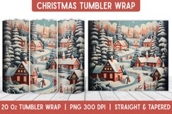 Christmas Tumbler Wrap | Christmas Sublimation | Tumbler Product Image 1