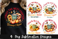 4 Christian Retro Fall Clipart PNG Sublimation Product Image 1